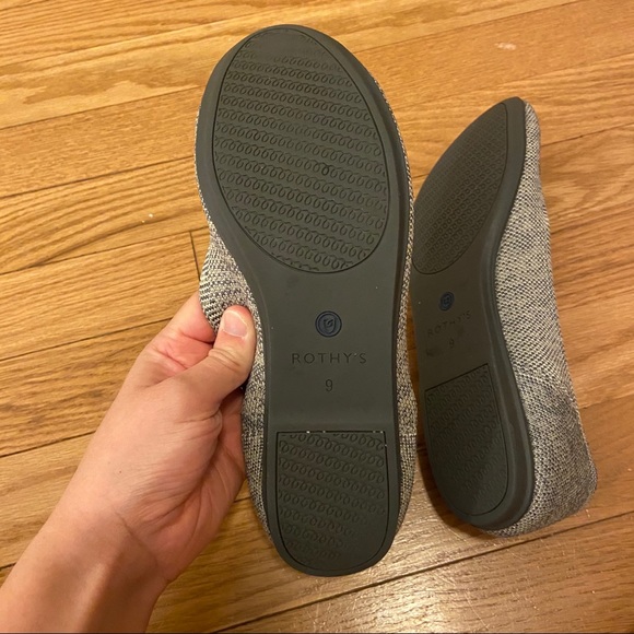 Rothy’s Taupe Heather Flats, sz 9 - Picture 8 of 9